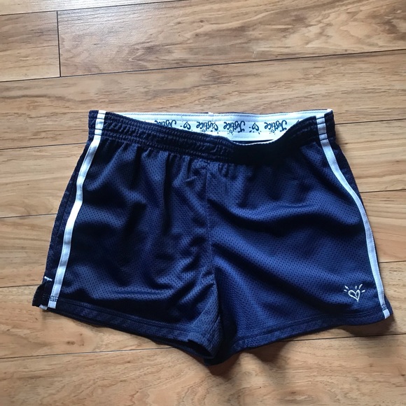 Girls Justice Navy Shorts Size 10 - Picture 3 of 3